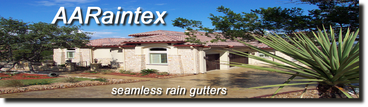 Aluminum Seamless Rain Gutters by AARaintex